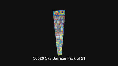 Sky Barrage Rocket 21 Pack